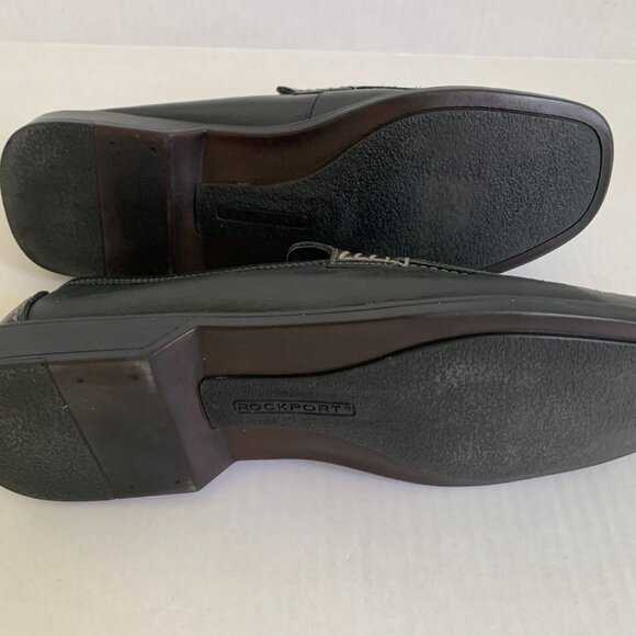 Rockport Black Slip on Leather Loafers size 11 W Casual Comfort Walking Shoes main image 11